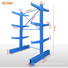 duble-side heavy duty warehouse cantilever arm rack